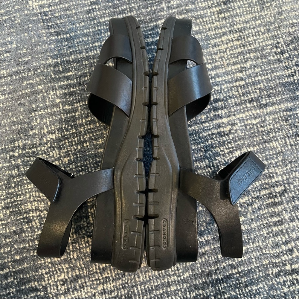 Cole Haan ZeroGrand Leather Platform Sandals - Picture 4 of 12